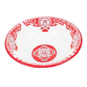 Angoily Bol en &Eacute;mail Rouge &Eacute;pais 22 CM Saladier Rond Cuisine et Lavage Vaisselle R&eacute;sistante Empilable et Facile &agrave; Nettoyer pour Usage Domestique et Repas Traditionnels (Ceoning, neuf)