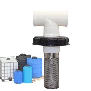 Filtre &agrave; cr&eacute;pine d'entr&eacute;e de tuyau, filtre &agrave; eau pour baril de pluie | Couvercle d'&eacute;cran de filtre de seau de pluie - Couvercle de filtre de tuyau de sortie de r&eacute;servoir d'eau de gallon r&eacute;utilisable p (pengch, neuf)