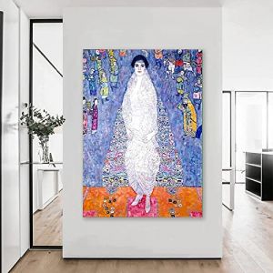 Peinture par numéros Portrait d'Elisabeth Lederer par Gustav Klimt Peinture par numéros pour adultes DIY Peinture numérique par numéros Kits sur toile (DIY Art Painting Exhibition Center, neuf)