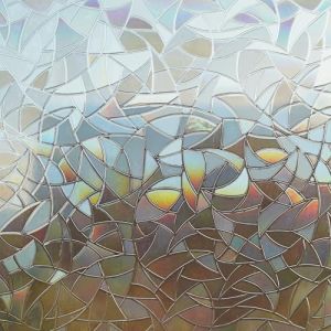 MARAPON&reg; Film pour fen&ecirc;tre, Effet Arc-en-Ciel, fonc&eacute;, 0,445 x 2 m, Plus e-Book avec Conseils Professionnels (fran&ccedil;ais Non Garanti), adh&eacute;rence Statique, Film d&eacute;coratif 3D, Film d&eacute;coratif en Verre (MARAPON | France, neuf)