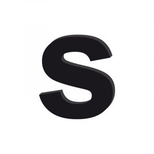 Adzif.biz Le sticker de decoration - Lettre D&eacute;corative Verre Acrylique Noir. Lettrage Adh&eacute;sif Verre Synth&eacute;tique. Lettre Autocollante pour Pr&eacute;nom, D&eacute;coration Mariage, Enseigne (Forum France, neuf)