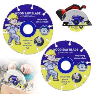 Lot de 2 disques &agrave; tron&ccedil;onner 115 mm et disques flexibles pour meuleuse d'angle, lame de scie pour bois, m&eacute;tal, plastique, disque &agrave; tron&ccedil;onner de qualit&eacute; sup&eacute;rieure 115 pour m&eacute;tal, 2 mm pour le (Chaohui Trading Co., Ltd, neuf)