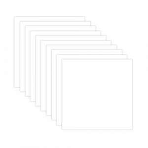 KEQAR Lot de 10 Rustines Autocollantes Réparatrices Gonflables, TPU Imperméable, Rustines pour Piscine Gonflable et Matelas Gonflable (7 cm x 7 cm) (Transparent) (APENGPENG, neuf)