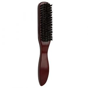 brosse pour plaquer les cheveux,Brosse &agrave; Cheveux de poils de Sanglier,brosse poil de sanglier cheveux,brosse cheveux plaquage,brosse cheveux sanglier (ZE JI WU JIN, neuf)