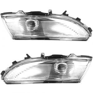 Twowinds - Clignotant R&eacute;troviseur Compatible avec Renault Clio 4 (&agrave; partir de 2012), Captur (&agrave; partir de 2012) - Lat&eacute;ral Gauche et Droite - 261659450R - 261604623R - Indicateur - (lot de 2 pi&egrave;ces) (Autoparts-forless, neuf)