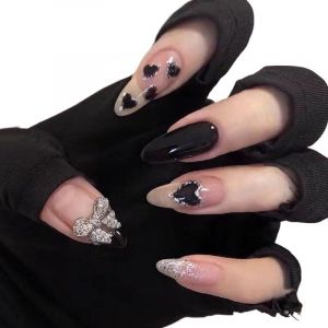 Tempérament nail art, fait à la main sur mesure fini nail art faux ongles patch nail art fini nail art(S) (LHSMJYB, neuf)