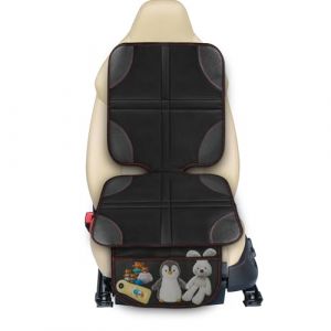 Ledebouk Protection Siege Voiture, Couvre Siège Auto Antidérapage,Protecteur de Siège de Voiture Isofix, Protèges Protecteur de Siège de Voiture, avec Rangement pour SUV, Berline, SUV Coffre (Ledebouk Store, neuf)