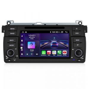 AWESAFE Android 13 Autoradio pour BMW E46 3 s&eacute;ri [4Go+64Go] avec CD/DVD Carplay Android Auto 7 Pouces GPS WiFi USB FM Bluetooth Commande au Volant (ADAMOSALVATORE, neuf)