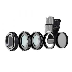 4BLANC&reg; Kit objectif vid&eacute;o externe macro 20x avec support pour tout smartphone (MXS Overseas Ltd, neuf)