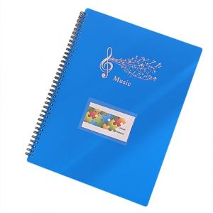 Dossier de Musique A4, Dossier de Rangement pour Partitions de Musique en plastique imperméable, Porte Partition（Bleu） (Niooce, neuf)