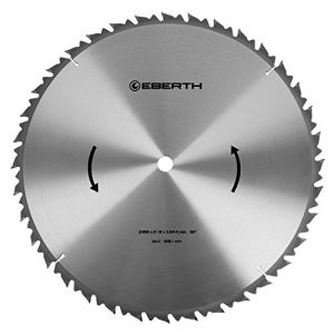 EBERTH Lame de Scie Circulaire en Acier avec Dents en Carbure pour la Coupe du Bois (Diam&egrave;tre 600mm, Al&eacute;sage 30mm, &Eacute;paisseur de la Lame 3.0mm, Largeur de Coupe 4.0mm, 36 Dents, RPM Max. 1800) (rocket-tools, neuf)