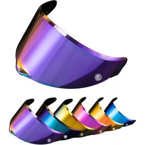 PSLER Visière de Casque pour AGV Pista GP RR Pista GPR CORSA-R RACE 3 RACE 2, Visière Teintée pour Casque Moto Accessoires(Violet Profond) (ohhmotor88, neuf)