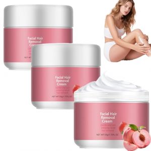 HairErase Facial Hair Removal Cream,Hairerase Cream Face,Painless Facial Hair Removal Creams for Women,5-Minute Visibly Smooth Skin,facial hair removal cream,Suitable for All Skin Types (3PCS) (Yunfa Trading Co., neuf)