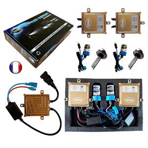 Kit HID Xénon Marque FRANCAISE Vega® H7 8000K 55W Slim DSP AC ampoules à embase métallique (VEGA AUTO MOTO, neuf)
