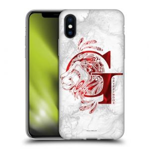 Head Case Designs sous Licence Officielle Harry Potter Gryffindor Aguamenti Deathly Hallows IX Coque en Gel [Protection de Qualité Militaire] Compatible avec Apple iPhone X/iPhone XS (eCell, neuf)