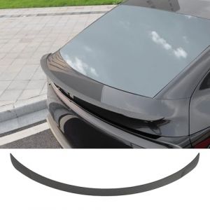 Treesiche Aileron De Coffre Arrière pour Tesla Model Y 2025 Juniper，Couvercle De Lèvre De Coffre Arrière Aileron Voiture pour Tesla Model Y Juniper Accessoires (Fibre de Carbone Mate) (Triscar, neuf)