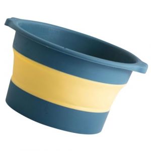 PHENOFICE Seau Pliable pour Bain de Portable Bac &agrave; Laver et R&eacute;sistant Facile &agrave; Ranger pour Usage Domestique et Voyage (Pensiy, neuf)