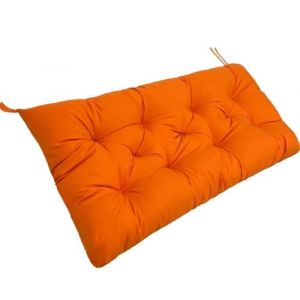 MSNCS Coussin De Banc De Meubles D'extérieur Interieur,Coussin De Siège De Fenêtre 100x50 110x50cm 120x50,Antidérapant, Coussins De De Jardin, pour Baie Vitrée/Canapé/Terrasse(Orange,110x50cmx8cm) (geenahont, neuf)