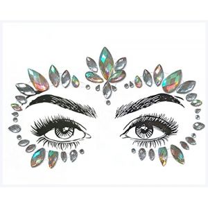 IDOTSEZU Autocollants Double paupi&egrave;re Acrylique r&eacute;sine Stick Stick Sticker Bohemia Handpicked Boh&ecirc;me et Tribal Bijoux Sticker d&eacute;cor &agrave; la sc&egrave;ne Frontale Autocollants &agrave; Double paupi&egrave;re(BL49) (钟祥市微琼维商贸有限公司, neuf)