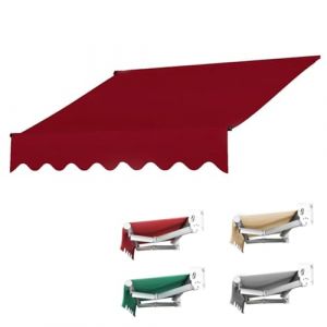 Toile De Rechange for Auvent, (Cadre Non Inclus) Tissu De Remplacement for Auvent, Polyester Haute Densit&eacute;, Toile D'auvent Store Banne for Patio, Terrasse Ou Jardin Imperm&eacute;able(Red,(20x13ft)6x4m) (lianjinshangmao, neuf)
