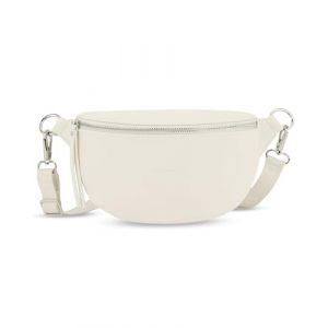 Expatri&eacute; Sac &agrave; Main pour Femmes Creme - Alice Small - Sac Banane en Cuir V&eacute;g&eacute;tal pour Festival, Voyage et Vie Quotidienne - Sac &agrave; Hanche El&eacute;gant - D&eacute;perlant (Ecom-Brands, neuf)