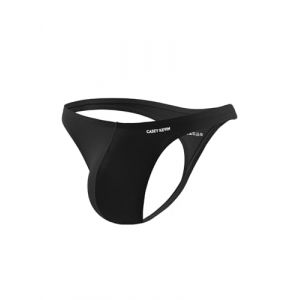 Casey Kevin Homme String Sexy, Slip Bambou Homme Respirant sous Vetement Noir L (Casey-Kevin, neuf)