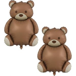 Ours D'Aluminium Ballons, 2pcs Ballon de Ours, Ballon Fleuret Ours, Ballons En Forme De Ours, Balloon Geant en Aluminium, D&eacute;corations d'anniversaire d'ours, Balloons de F&ecirc;te d'ours (yonglemei, neuf)