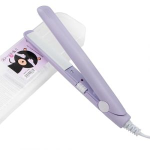 Lisseur Cheveux,Fer &agrave; Lisser 2 en 1,Fer &agrave; Friser Tourmaline Plaque Chauffante Beaut&eacute; Plat Pour Tous Types de Cheveux,la Maison ou le Salon (Violet) (Relysee, neuf)