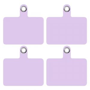 TBOC 4X Patchs de Remplacement Universel por Tour de Cou Telephone Portable [Lilas] Accessoire de Bandouliere Cordon Holder Porte Pochette Laniere Collier Corde Attache Chaine (THE BIG OUTLET COMPANY, neuf)