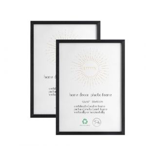 LYYYYX Cadres Photo 30x40cm Bois lot de 2 cadres photo pour posters et affiches Convient pour Accrocher des Dipl&ocirc;me et D&eacute;coration Cadre photo Montage Mural ou sur Table (LYYYXGYP, neuf)