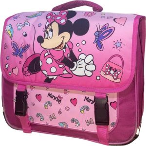 arlis Cartable Scolaire Licence Minnie- Qualité supérieure en 38 cm - Dimensions: Hauteur 33cm, largeur 38 cm, profondeur 14 cm - Cartable équipé de réflecteurs (Cartable Minnie) 38 X 14 X 33 (sakifo boutique, neuf)