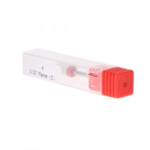 Tête de Forage à Ongles, Foret à Ongles, Accessoires de Machine de Manucure, Outil de Forage à Ongles, Tête de Meulage Ronde et Plate en Céramique, Tête Plate (Tête plate ronde F) (Ctvsoft, neuf)