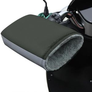 IBLUELOVER Gants de Moto Gant de Poign&eacute;e Hiver &eacute;pais Manchon Couvercle pour Motocyclette V&eacute;lo Cyclisme Scooter Gants Imperm&eacute;able Chauffant Guidon de Protection Gant Chauds Moto Coupe-Vent (Vert-g) (IBlueloveruk, neuf)