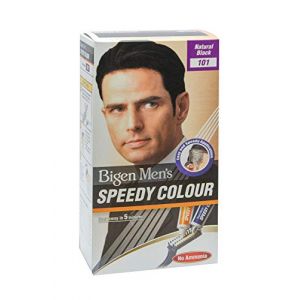 Bigen Speedy cheveux couleur pour hommes Sans ammoniac Naturel Noir -101 (Health Pharmacy, ltd, neuf)