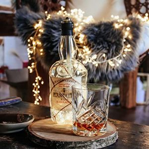 Hellum cha&icirc;ne lumineuse pour bouteilles de vin avec minuterie, blanc chaud, mini guirlande led &agrave; pile (AA) pour bouteilles, cha&icirc;ne pour bouteilles de vin, d&eacute;coration de table, No&euml;l 524536 (Hellum Direkt, neuf)