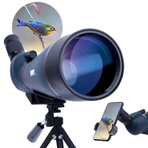 Longue-Vues avec Tr&eacute;pied，Sac de Transport et Adaptateur pour Smartphone pour L'observation des Oiseaux Visite Safari Observation des Oiseaux &eacute;toiles Tir &agrave; l'arc Camping Faune Paysage (HGJZ Direct Sale, neuf)