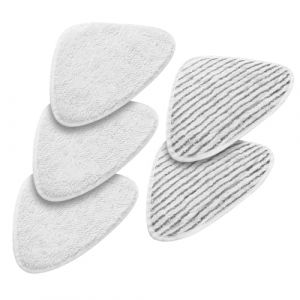 5 Pièces Tampons de Rechange pour Balai Vapeur Vileda, Housses de Rechange pour Balai Vapeur, Chiffons de Rechange en Microfibre pour Vileda Nettoyeur Vapeur (JingRon, neuf)