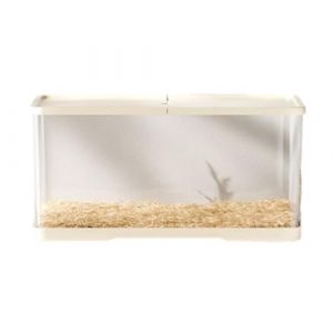 Cage Hamster Russe Plastique, Maison pour Hamster Confortable, Cage pour Hamster Panoramique &agrave; 360&deg;, Mat&eacute;riau As, Conception D'a&eacute;ration, Cadre Int&eacute;gr&eacute;,Cage Hamster cabane plastique villa chinchilla fi (hefeisulianbaihuodian, neuf)