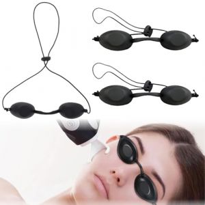 XURJUMI 3 Pi&egrave;ces Lunettes Bronzage, Lunettes De Solarium, Silicone Souple Durable Confortable, Lunettes De Protections Noir Convient &Agrave; La Clinique De Beaut&eacute; Ou &Agrave; La Maison (SENXING UOH LTD, neuf)