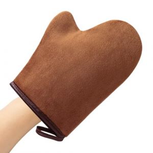 Auto-Bronzant | Mitaine Applicatrice Auto-Bronzante - Applicateur Réutilisable Lavable en Machine avec Pouce - Outil Ultra Doux pour Visage et Corps Lotions Mousse Hommes Femmes (chaojiu, neuf)