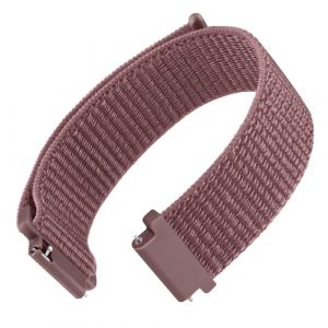 Vancle Nylon Bracelet pour Montre 22mm 20mm 18mm Homme Femme, D&eacute;gagement Rapide, Bracelet de Remplacement Boucle R&eacute;glable pour Montre 20mm 22mm 18mm (Fumer Violet, 18mm) (YYEnSiNuo, neuf)