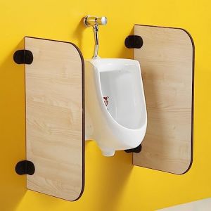 Cloison De Toilette Pour Écran D'urinoir, Séparateur d'urinoir pour écran de séparation de toilette, écran de confidentialité pour urinoir pour homme mural, cloison d'urinoir étanche pour hôtel ( Colo (weijie-uk, neuf)