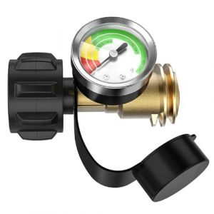 Manomètre Pour Bouteille De Gaz Propane, Indicateur De Niveau De Gaz Bouteille Pour Camping-car, Test De Pression Réservoir De Propane 5-40 LB, Pour Une Utilisation Avec Des Connecteurs QCC1 / Type 1 (xitaok, neuf)