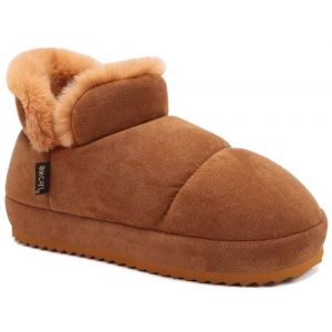 ONCAI Femmes Pantoufles Maison Pantoufles pour Femme Pantoufles Bottes pour Femmes Dames Hiver Flou Chaud Bottillon Int&eacute;rieur Ext&eacute;rieur Kaki Taille 35 (ONCAI HZTH, neuf)
