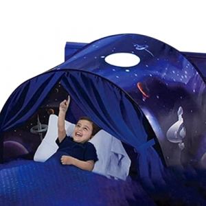 Tente de lit Pliable pour Enfants, pour Filles et garçons, Tente de lit à thème Spatial pour Enfants, Chambre à Coucher, salles Jeux, auvent pour (MUkhgf, neuf)