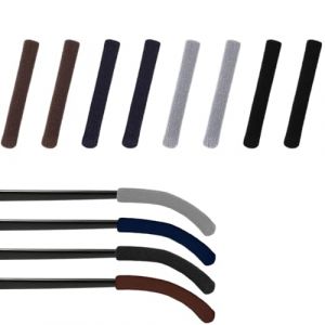 BOBOZHONG Coussinets d'oreille pour Lunettes,4 Paires Protege Branche Lunette Coussinets De Lunettes en Coton Doux Coussinet Oreille Lunettes Couvre Branches pour Lunettes de Soleil Lecture (DUJUANHONG, neuf)