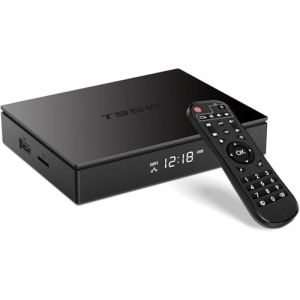 Android TV Box,T95W Android 11.0 4Go RAM 32Go ROM Amlogic S905W2 Quad-Core Cortex-A53 G31 GPU Support 4K 3D 1080P AV1 2.4/5.0GHz WiFi BT5.0 10/100M Ethernet DLNA HDMI 2.1 H.265 Smart TV Box (PNN Tech, neuf)