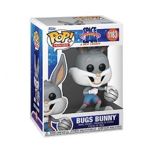Funko Pop! Movies: SJ2 - Bugs Bunny Dribbling - Space Jam 2- Figurine en Vinyle &agrave; Collectionner - Id&eacute;e de Cadeau - Produits Officiels - Jouets pour Les Enfants et Adultes - Movies Fans (RAREWAVES-FR, neuf)
