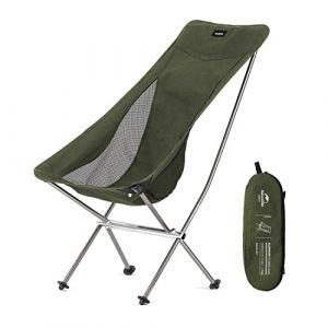Naturehike Chaise de Camping Chaise Pliante Ultra Légère Chaise de Pêche Portable Compacte avec Sac de Transport Petite Chaise de Camping Chaise Pliante pour Camping Festival 150 kg (Naturehike Europe Store, neuf)