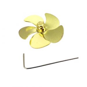 H&eacute;lice De Bateau RC &Agrave; 5 Pales en Cuivre, 30mm M3, for &Eacute;chelle De Bateau RC, Porte-Avion Marin, sous-Marin(1PC Right Hand) (baxywbhwd, neuf)